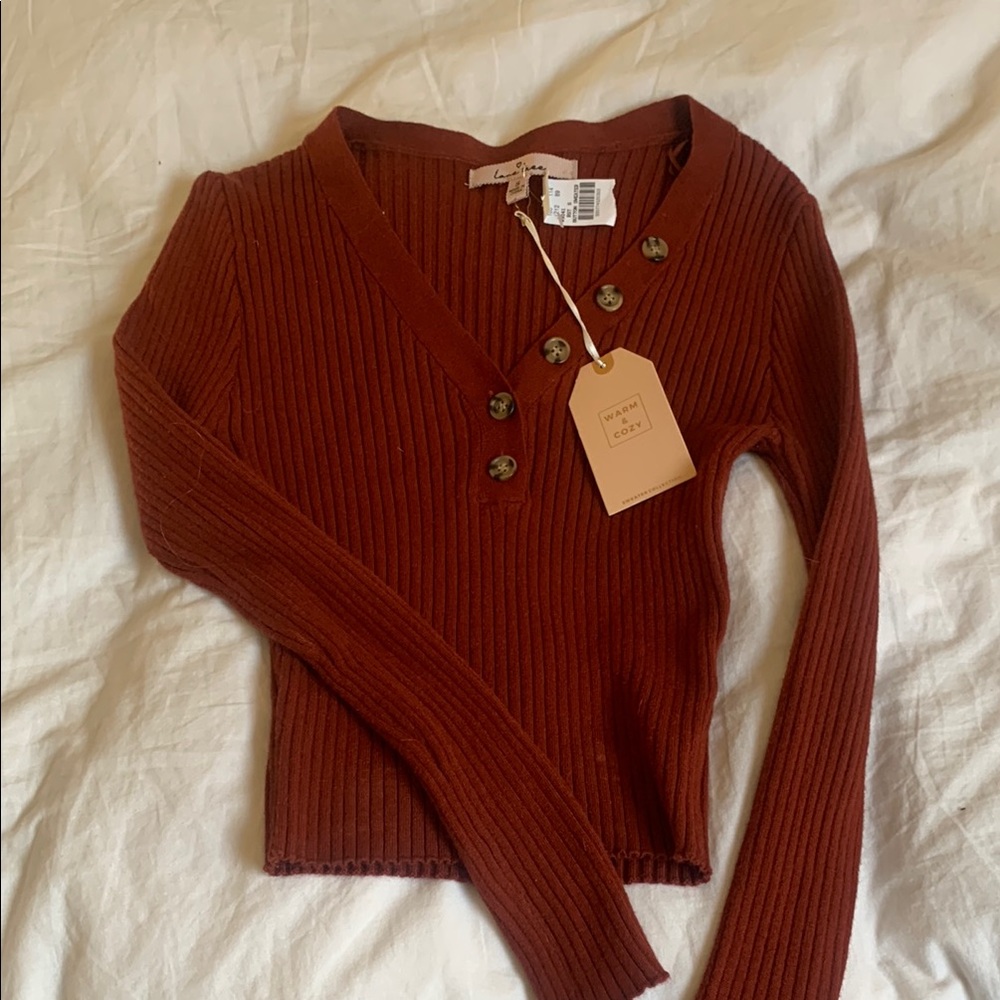 Women's Rust Sweater